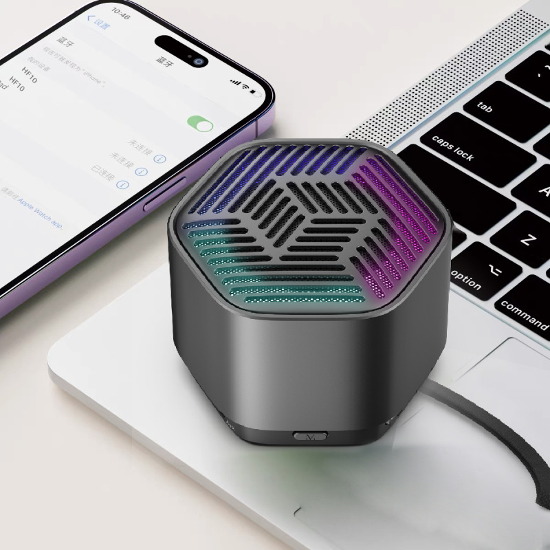 国境を越えた人気の Bluetooth スピーカー竹と木材環境に優しい小麦わら生地ミニポータブルワイヤレス小型スピーカーサブウーファー|undefined