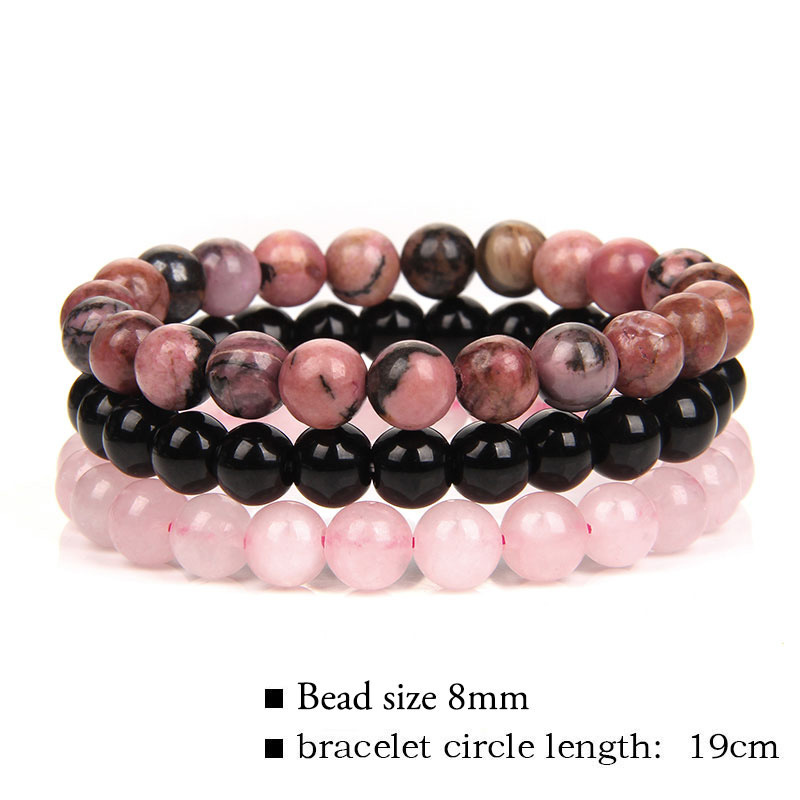Fashion Marble Crystal Beaded Bracelets 1 Piece