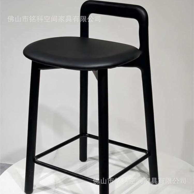 현대 간단한 단단한 나무 바 의자 북유럽 빛 럭셔리 디자이너 높은 의자 바 의자 바 의자 홈 거실 바 의자
