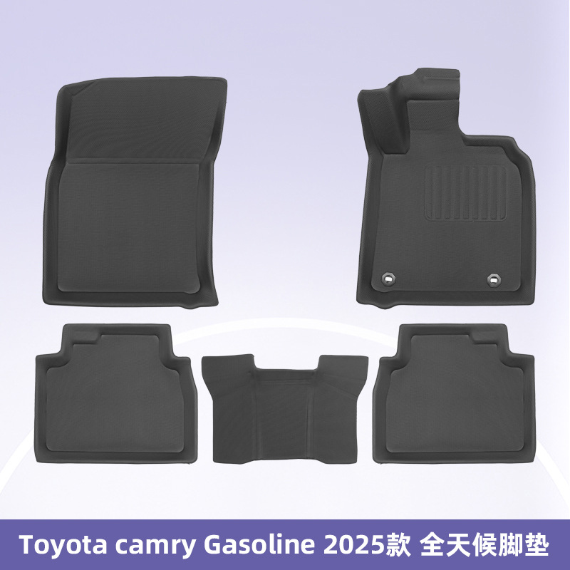 Aplicable para Toyota Camry combustible 18 - 25 timón derecho 3D todo el tiempo material XPE coche cojín de pie caja trasera