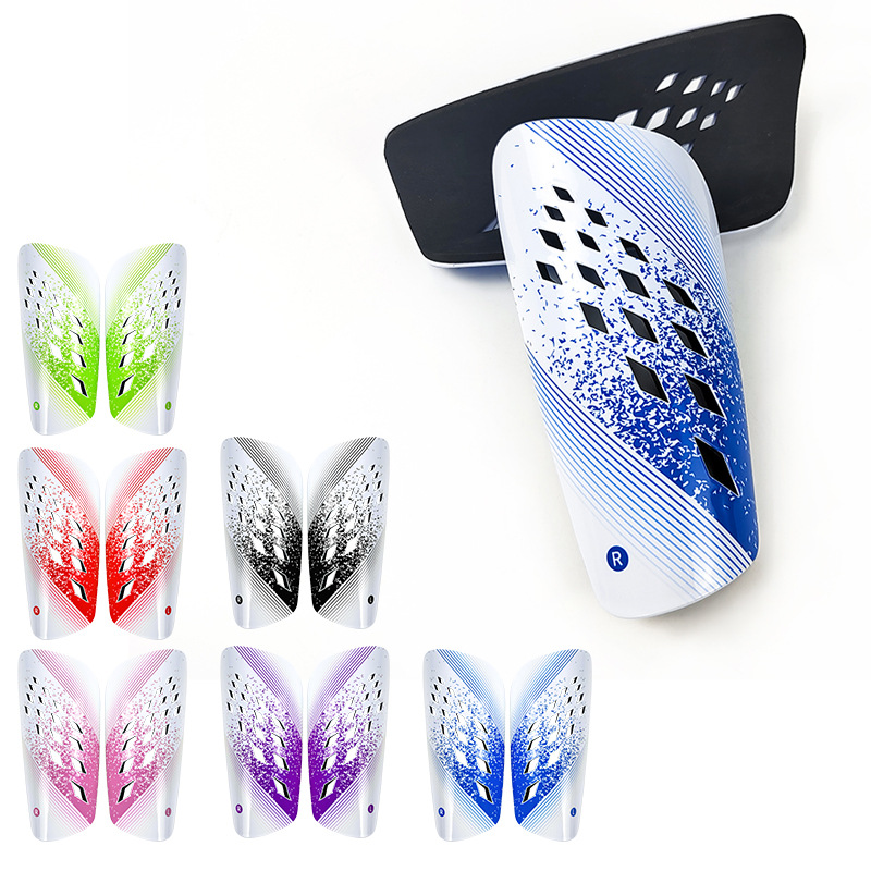 Cross-Border Professional Training Shin Guards, Football Shin Guards, Multi-Hole Thickened Breathable Sports Shin Guards, Wholesale