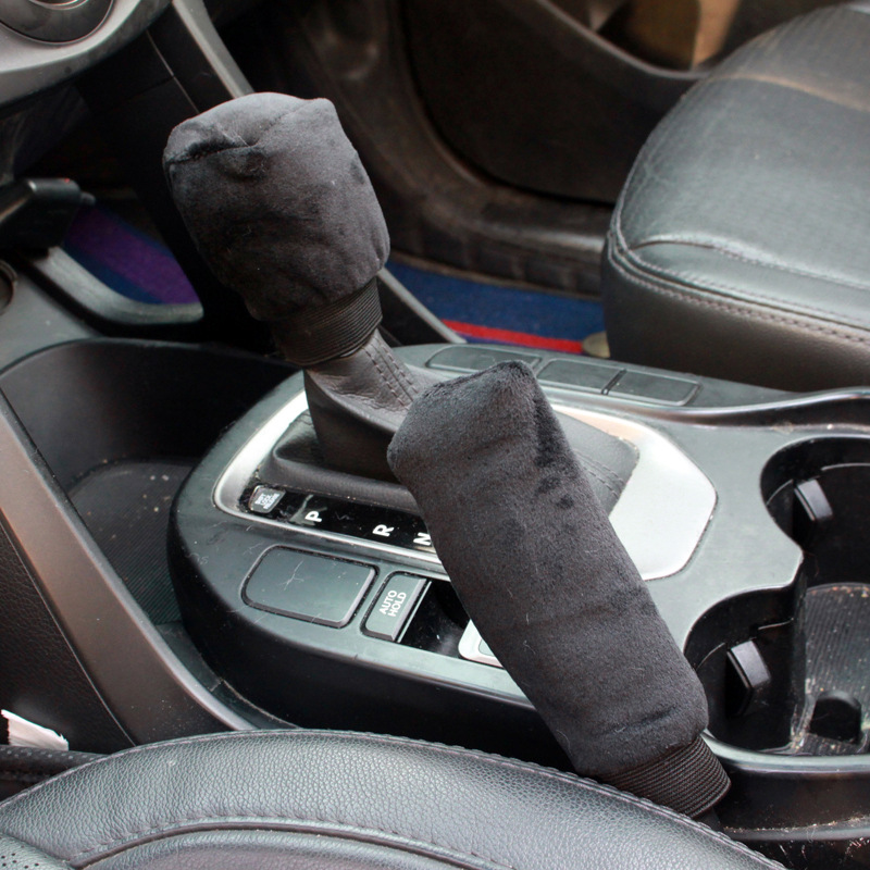 Cubierta del volante del coche transfronterizo sin anillo interior cubierta de la manija cubierta del engranaje cubierta del freno de mano cinturón de seguridad hombro cubierta protectora reposabrazos caja pad