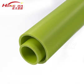 耐高温绿色pvc塑胶拉管 塑料硬管 外径33mm挤塑空心圆管