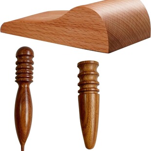 Leather edge polisher and wood belt bending kit polishing rod round head edge smooth tip leather polishing