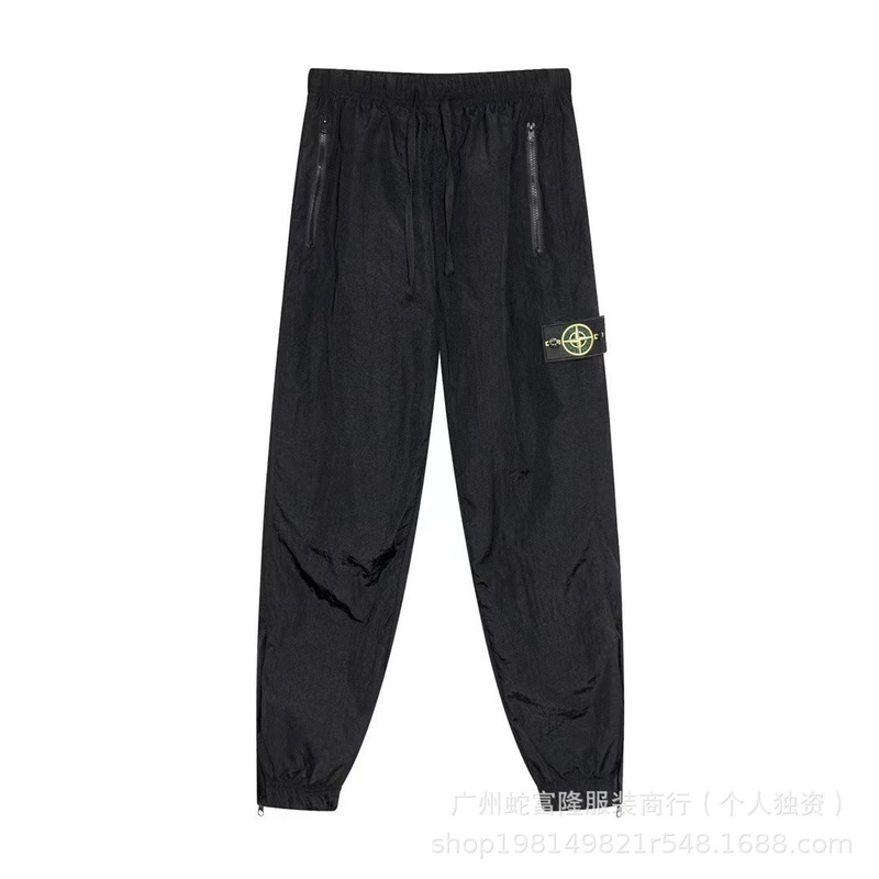 现货STONE 石头25ss金属尼龙工装休闲运动户外长裤男女同款百搭款|undefined