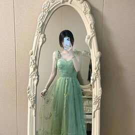 A3I晚礼服裙女2025新款吊带年会主持人高级感演出服女小个子平时