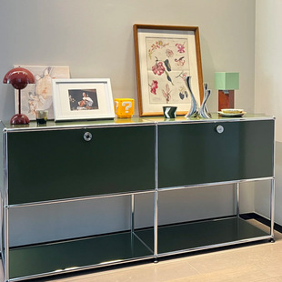 Casual Modern Sm Tv Cabinet Living Room Cabinet Sideboard Medieval Bauhaus U Integrated Display Cabinet Module Stainless Steel