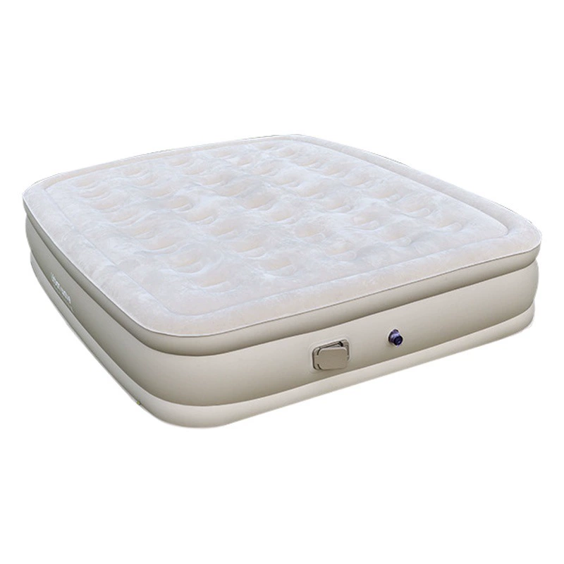 ПВХ надувная кровать усиленный утолщенный флокирующий Автоматический надувной матрас бытовой двойной надувной матрас обеденный перерыв складной матрас