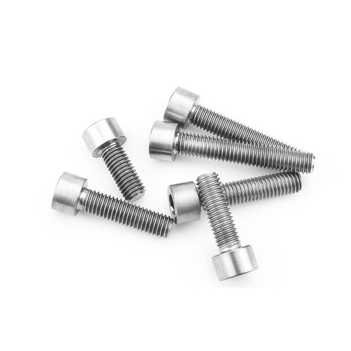 304 stainless steel screw cylindrical head hexagonal screw GB70.1 cup head screw non-knurled bolt M2-M5