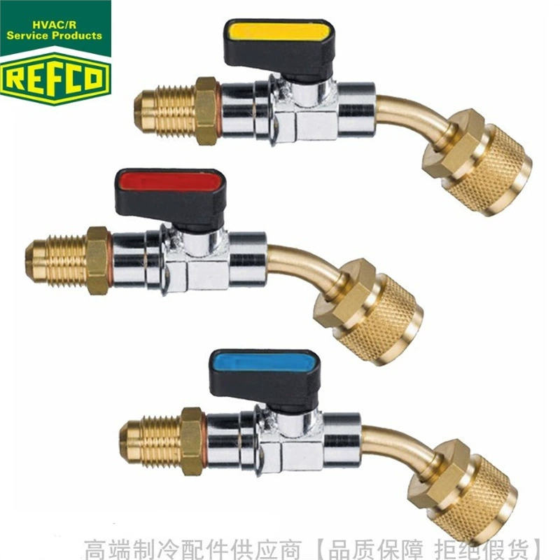 Шаровой кран для надувного шланга REFCO / VIKO CA-1 / 4 "SAE-B-45 °   КА-1/4" SAE