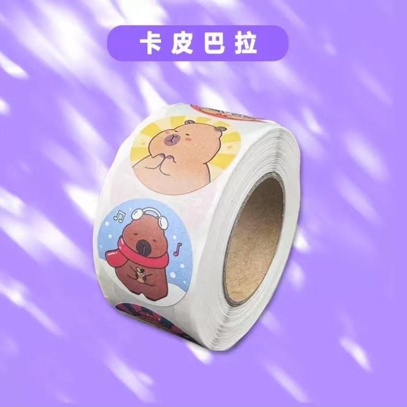 クロミ巻きステッカー 子供用ステッカー 女の子向け漫画ステッカー 手帳用漫画ロールデコレーションステッカー 幼稚園のご褒美 かわいい|undefined
