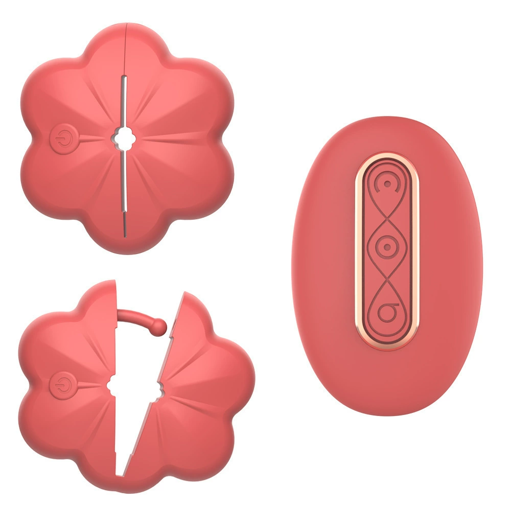 Латексный зажим-убер vibrator (Misi) с беспроводным пультом, дизайн с клипсой на груди, портативный и скрытый