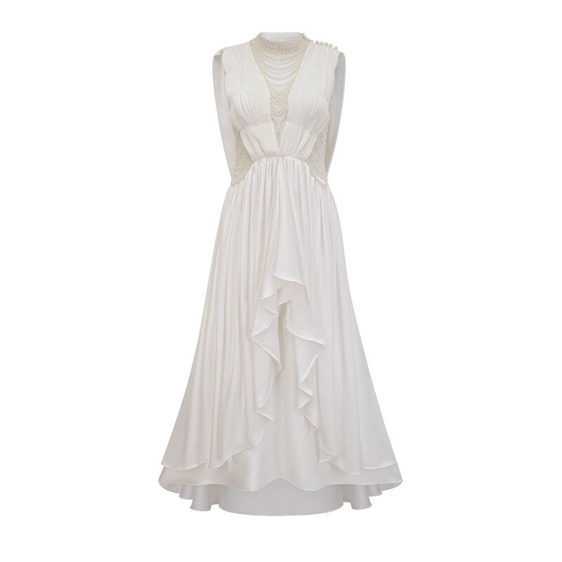 in stock Wholesale Sleeveless dress Beaded High Waist Irregular Long Dress Banquet Party Birthday Party Dress Long Dress in stock Wholesale Sleeveless dress Beaded High Waist Irregular Long Dress Banquet Party Birthday Party Dress Long Dress