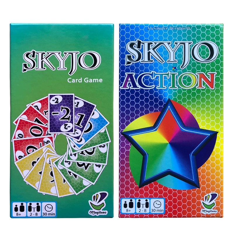 Горячая английская версия SKYJO — карточная игра для отдыха, настольная игра, шахматы и карты, карточная игра
