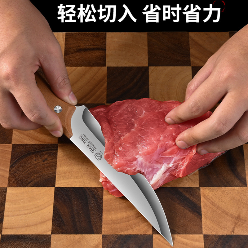 cuchillo afilado cuchillo de corte de hueso Yangjiang carnicero cuchillo de fruta de piel de oveja corte de corte de cerdo doméstico cuchillo comercial