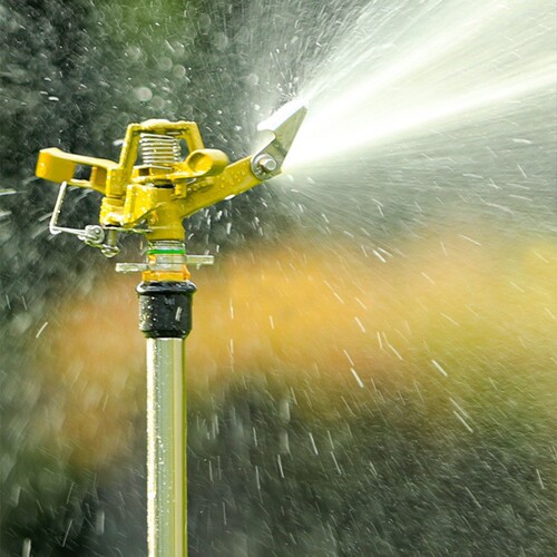 Garden watering magic automatic rotating sprinkler zinc alloy swing arm nozzle sprinkler nozzle landscape irrigation nozzle