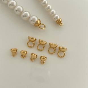 ��ɫ18K�~�����������ñ�ؾ�Ȧ�i��Ȧ��diy���龀�����Ʒ���