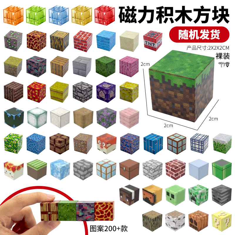 MC My World Magnetic Blocks Puzzle