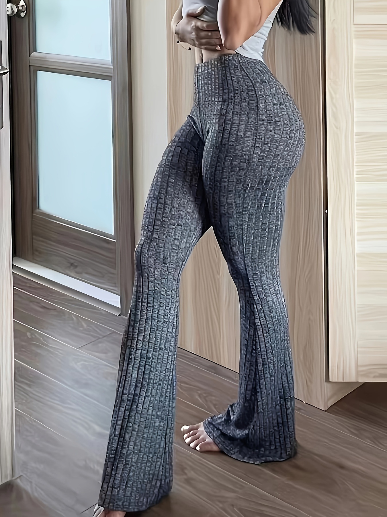 203g Weight Full Length Pants Length Polyester Fabric Type High Waist Waist Line Leggings Pants Type Micro-Elastic Elasticity Fitness, Yoga Occasion Slim Fit Type Solid Color Pattern Winter, Spring, Autumn Season Women's Gender Streetwear, Sport Style Style Women's Streetwear Sport Style Solid Color Polyester Active Bottoms Leggings 8