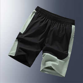 运动短裤男休闲速干跑步冰丝篮球裤夏季薄款马拉松宽松球裤五分裤