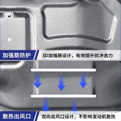 motor protection, Underbody protection plate/engine baffle