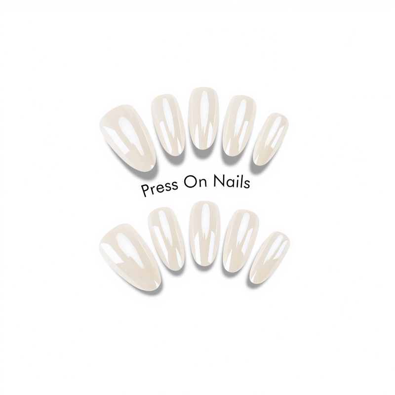 Summer simple and clean nail art, including glossy, jelly-like, nude, and blank nail tips, as well as hand-painted nail art; wholesale options available for artificial nails Summer simple and clean nail art, including glossy, jelly-like, nude, and blank nail tips, as well as hand-painted nail art; wholesale options available for artificial nails