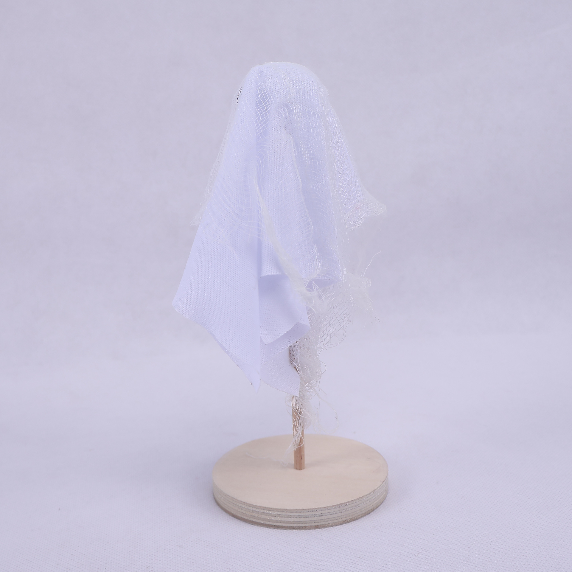 Decoración de fiesta de Halloween bruja escoba mágica decoración de ambiente accesorios malla de color calabaza fantasma pequeño adorno