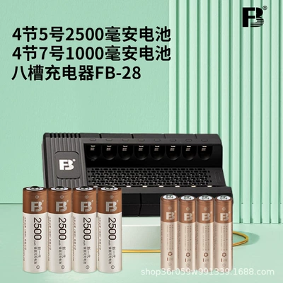 Hibrid akkumulyator batareyaları — No. 5 2500Mah 1.2V Flash - no-5-battery-4-no-7-1000-ma-battery-48-slot-charger