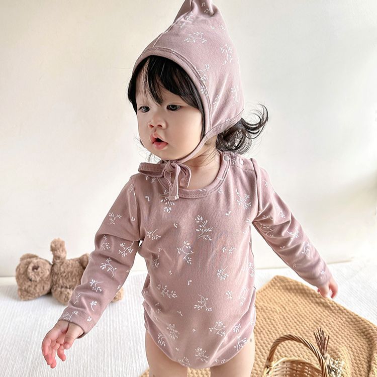 Bebé ropa bebé vaina ropa ins estilo clase un algodón puro cómodo tocando fondo del mono del bebé mameluco del triángulo