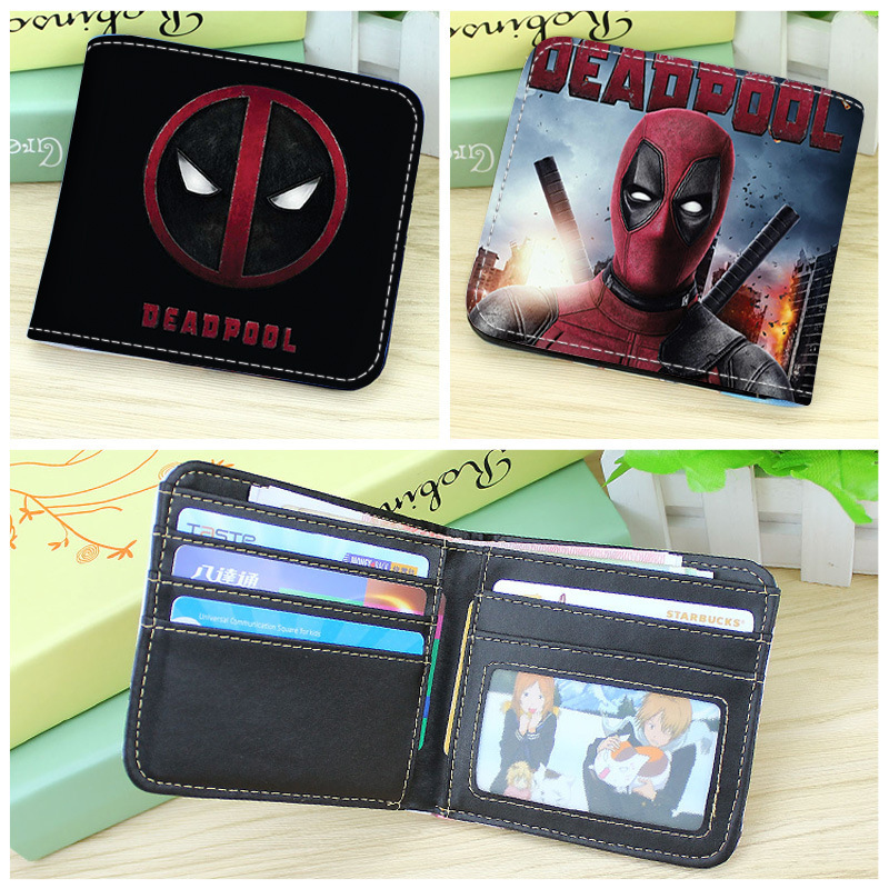 Cross-border Animation Game Cartoon Wallet Secondary Peripheral Wallet Coin Bag Student Men's and Women's Marvel Card Bag Leather