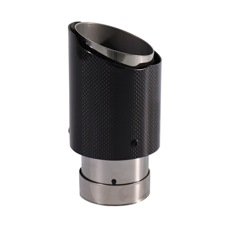New Cross-Border Wholesale 63-89mm Carbon Fiber Ak Scorpion Tail Exhaust Pipe Car Modification Accessories Stainless Steel