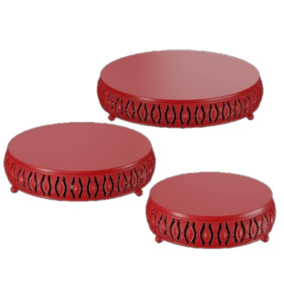 Estantes de pastel europeos transfronterizos props de boda de encaje platos de pastel de boda dorados decoraciones de postre hierro forjado marco de bocadillos