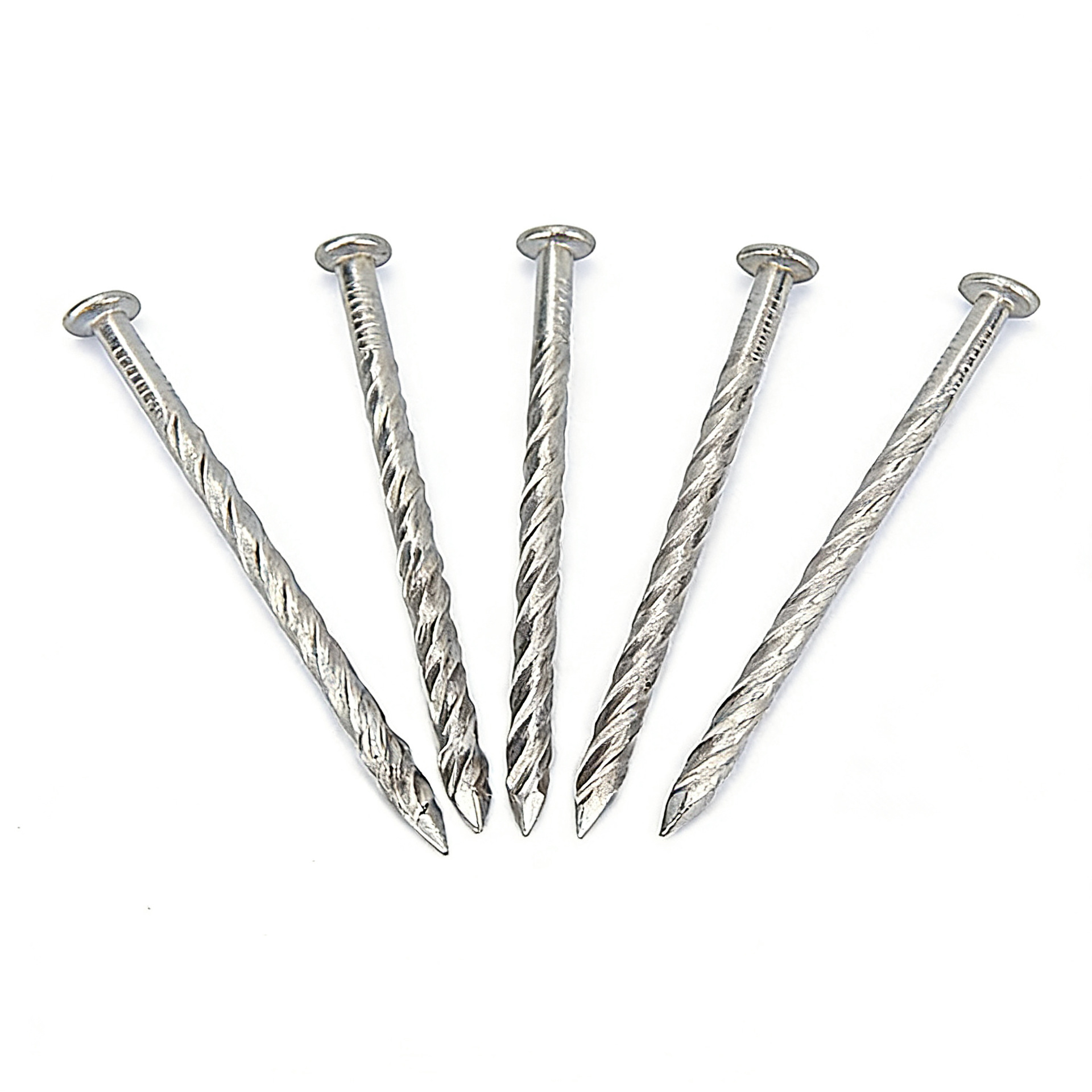 304 tornillo de acero inoxidable 201 clavos de torsión clavos de piso clavos de quilla anti-flow anticorrosión clavos circulares de madera alargados clavos extranjeros