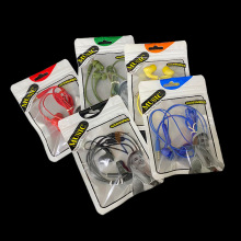 新款耳机线包装袋 三星外贸自封拉链袋 彩色耳机包装袋 耳机面条