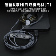 CCA JT1线控HIFI双模蓝牙5.4智能解码芯片高清K歌带麦Type-c线材