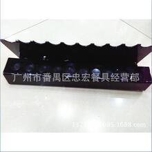 批发优质塑料勺架 10头刀叉架 展示架 餐具勺子架 黑色餐刀架子