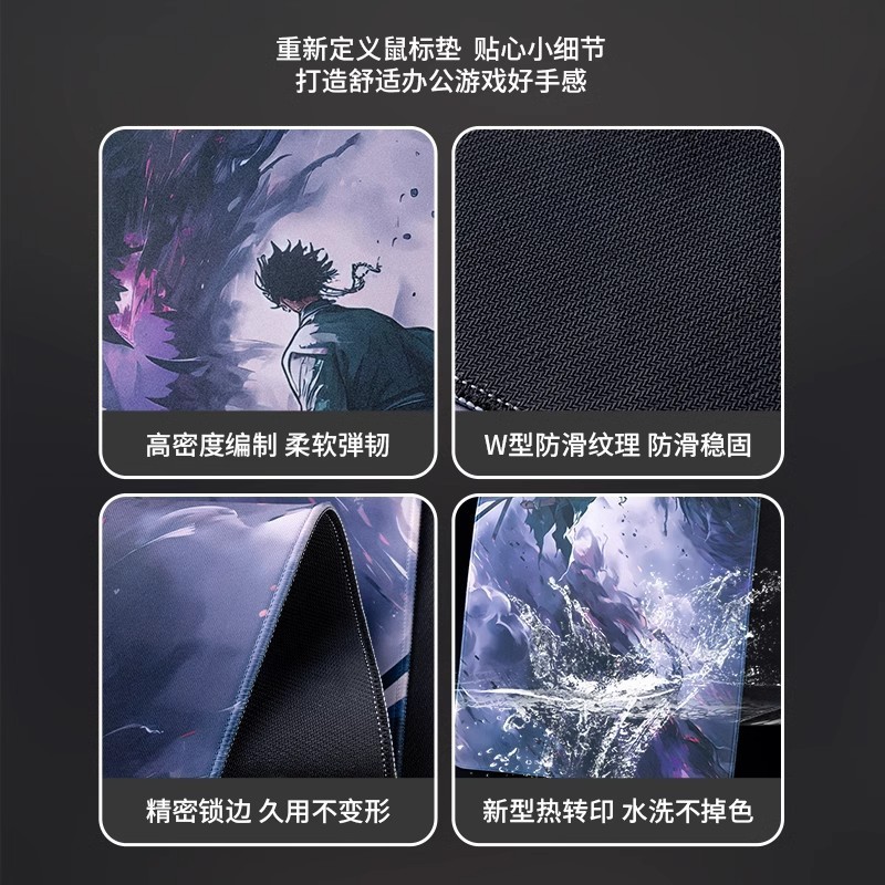 マウスパッド 特大等高線 白黒ライン コンピュータデスクパッド eスポーツゲーム専用マウスパッド シンプルキーボードパッド|undefined