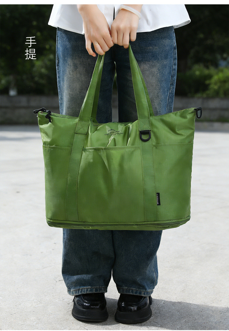 Cross-border Foreign Trade Large-capacity Expandable Trolley Case Luggage Bag Single-shoulder Lightweight Multifunctional Travel Storage Bag