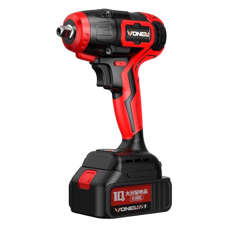 Wanniu al por mayor sin escobillas de litio llave eléctrica marco trabajador manga torque pistola de aire de litio recargable de impacto llave eléctrica