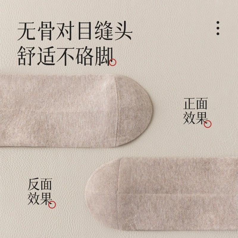 Демисезонные хлопковые антибактериальные осенние knee socks для беременных, средняя высота