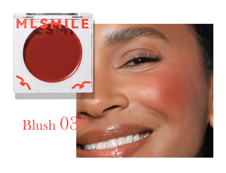 MLSMILE Cross-Border Exclusive Cream Matte Natural Highlight Contour Rouge Easy To Apply Moisturizing Blush Palette_voghion.com