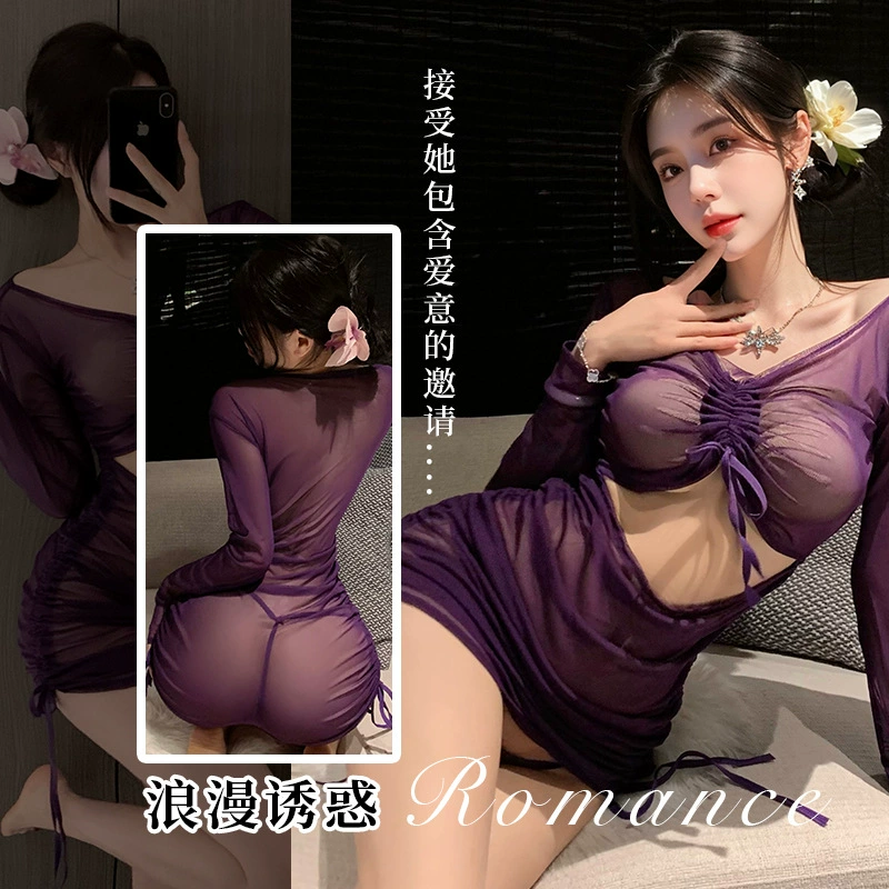 Эротическое белье Чистый ветер, горячая девушка, искушение набор сексуальная сетка