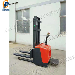 Station driving type all-electric pallet stacker electric loading and unloading hydraulic lifting truck forward moving electric forklift