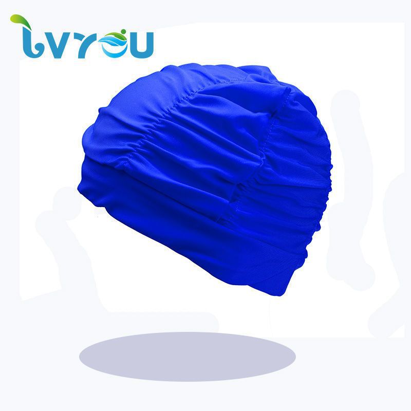 Sombrero de nadador verde, sombrero de nadador de spandex, sombrero de nadador de cabello largo, sombrero de nadador de aguas termales, sombrero de nadador para adultos, unisex, piscina, comercio exterior