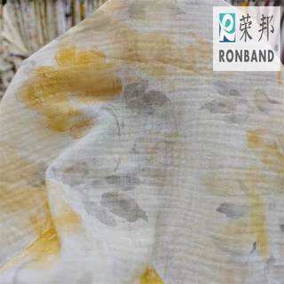 棉布活性数码印花布 连衣裙印花布  小碎花布料春夏