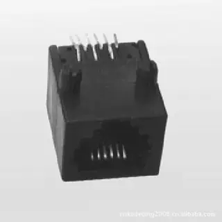 电话插座RJ11 6P6C SMT贴片式SMD 全塑超低高度水晶头母座接口