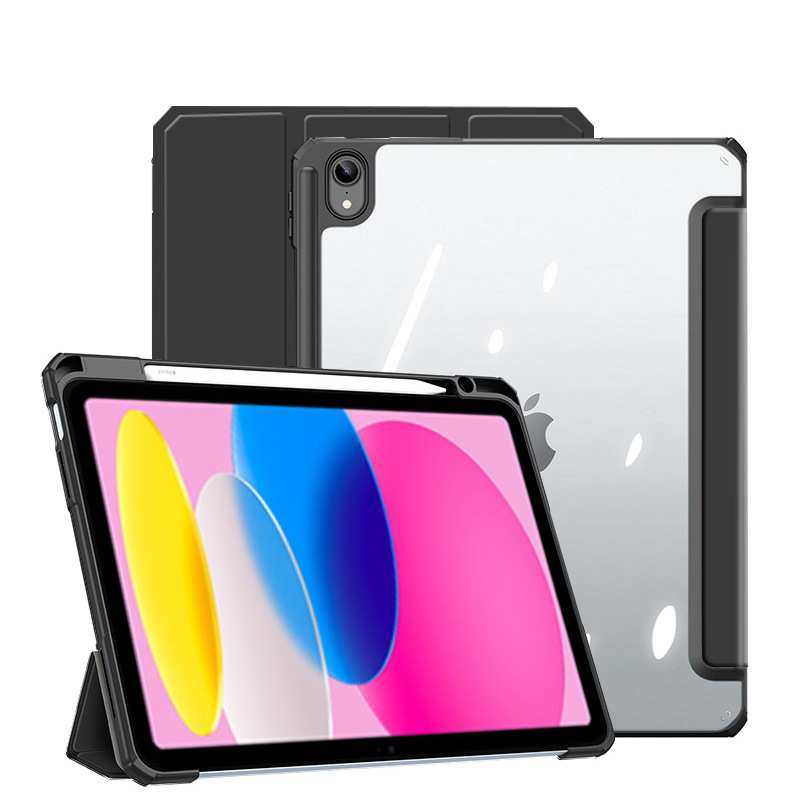 apply ipad10 smart cover Acrylic ipadair5 smart cover ipad pro2022 Protective shell