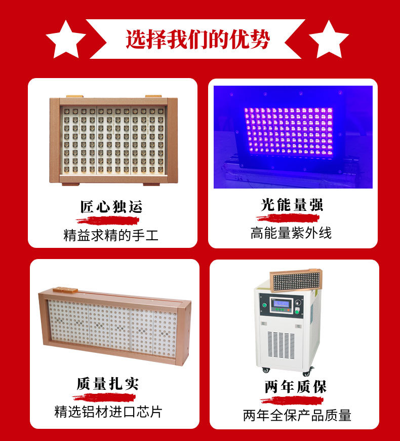 大尺寸固化面LEDUV固化灯100mm×任意长度