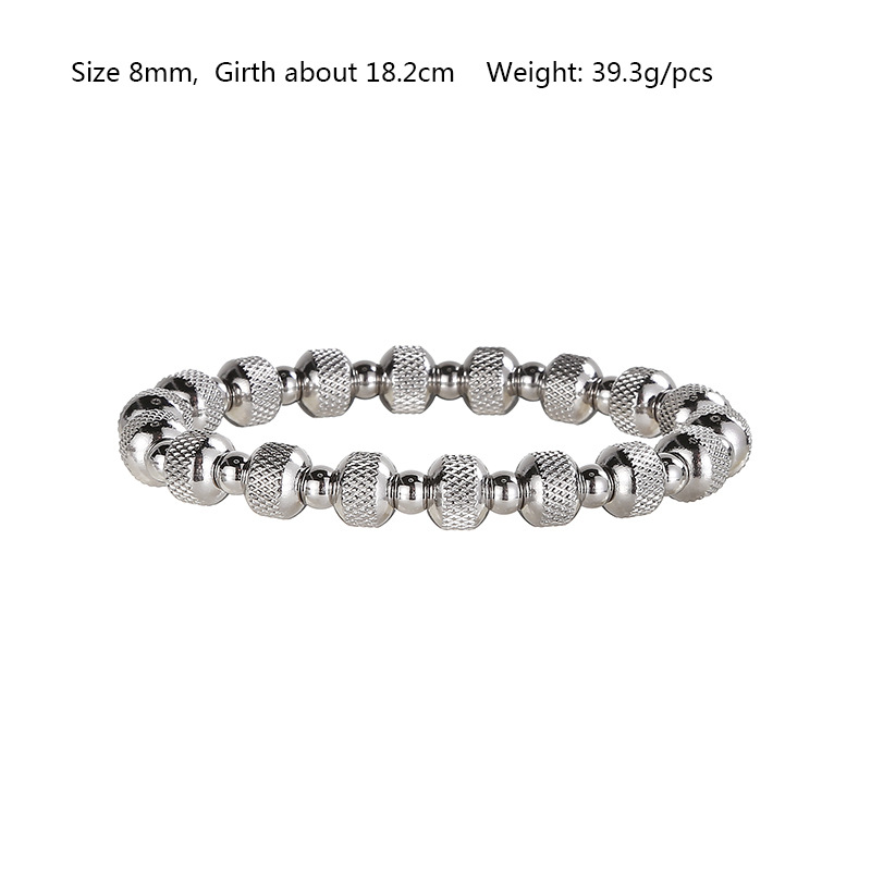 22g Weight 304 Stainless Steel Pendant Material Bracelets Classification 304 Stainless Steel Chain Material 1 Piece Quantity Holiday, Daily Occasion 304 Stainless Steel Material Geometric Pattern Unisex Gender Plating Design Basic, Modern Style, Classic Style Style Basic Modern Style Classic Style Geometric 304 Stainless Steel Bracelets In Bulk 8