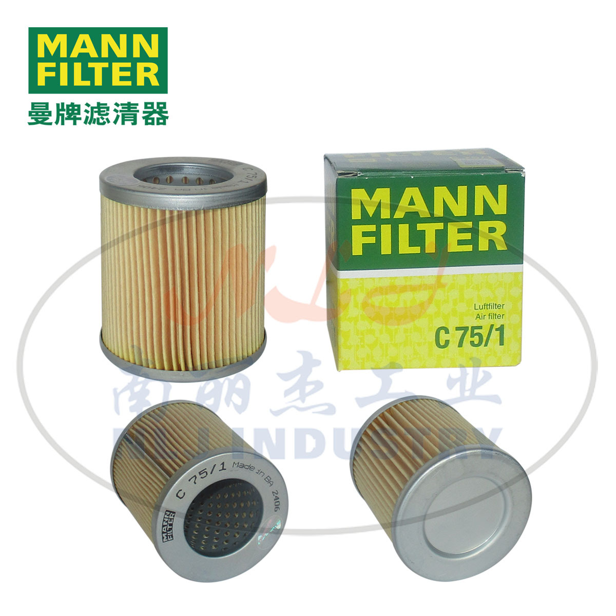 C75/1空滤MANN-FILTER(曼牌滤清器)